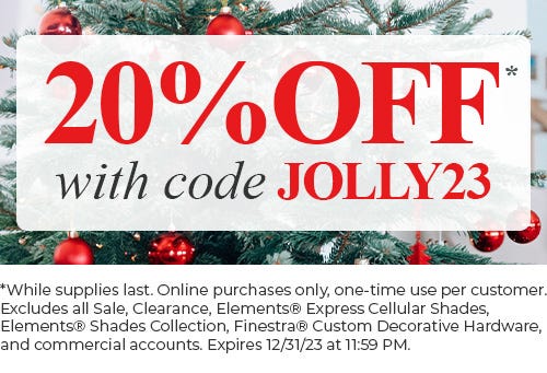 Holiday Sale 20% Off Coupon